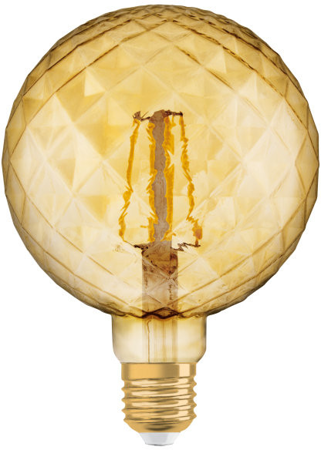 LED žárovka VINTAGE EDITION 1906 SPECIAL SHAPES PINECONE GOLD 40 4,5W 2500K E27 Osram
