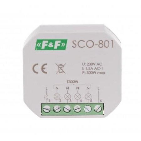 Stmívač osvětlení SCO-801 230V F&F