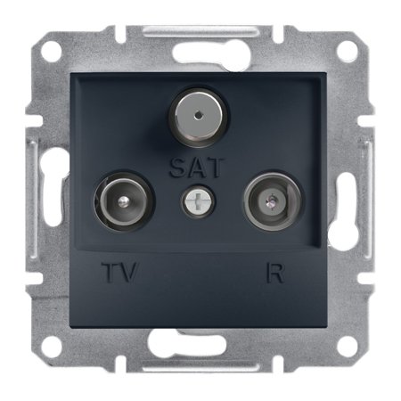 Zásuvka R-TV-SAT průchozí (8dB) bez rámečku, antr Schneider Electric Asfora EPH3500371