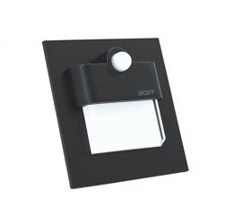 Svítidlo Tango LED PIR 120 s pohybovým čidlem 3800K černé 230V AC Senzor pohybu Skoff MM-TAN-D-H